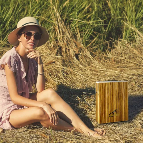 Vista 6 de GECKO - Caja de percusión de madera, instrumento musical con bolsa de transporte