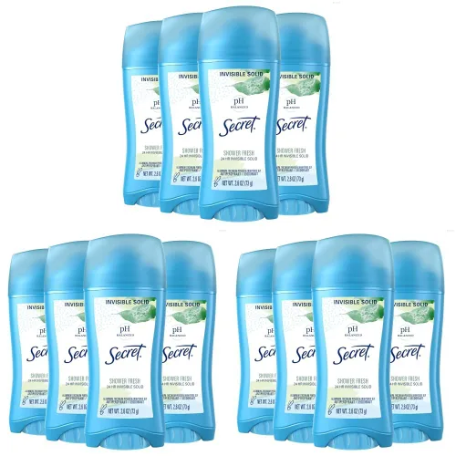 Vista 13 de Secret - Desodorante antitranspirante invisible sólido Shower Fresh, 2.60 onzas