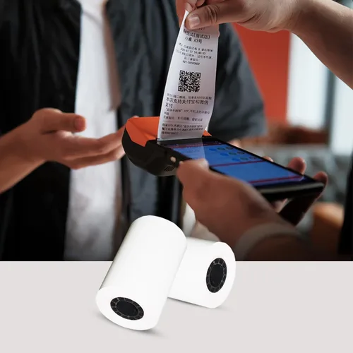 Vista 9 de BAM POS Papel térmico de 1 capa, 2-1/4 x 50 pies, compatible con Ingenico ICT 200/220/250, Verifone VX 520, Hypercom, Nurit Machines, sin BPA
