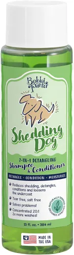 Vista 23 de Bobbi Panter Moisture & Shine - Champú para perros con aceite de argán, manzanilla y menta, fórmula natural nutritiva profunda para un pelaje suave