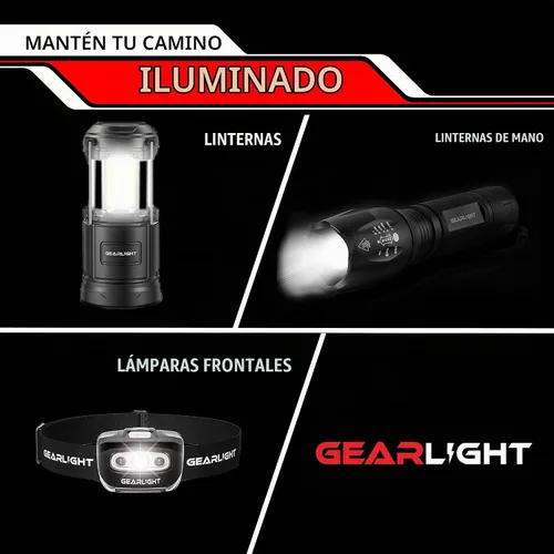 Vista 9 de Bike Lights for Night Riding, USB Rechargeable Front and Back Lights, LED Bicycle Headlight and Tail Light Set, Water Resistant Bike Lights