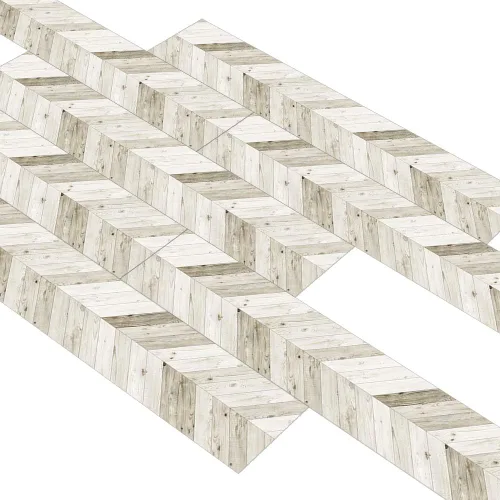 Vista 12 de 7 calcomanías de vinilo antideslizantes para tablones de suelo, despegar y pegar, calcomanías de pared extraíbles para decoración del hogar