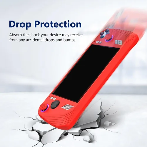 Vista 7 de Funda de silicona para Rog Ally, funda protectora para Rog Ally Gaming de mano, funda protectora completa para ASUS Rog Ally Gaming Protector