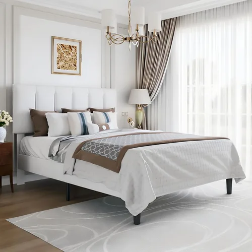 Vista 22 de VECELO Base de cama de tamaño individual con cajón de almacenamiento, base de cama de plataforma resistente con cabecera y fuerte soporte de Negro