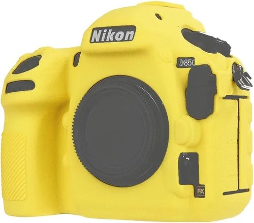 Vista 9 de Funda de cámara para Nikon D850 - Funda protectora de silicona para DSLR, jaula desmontable, a prueba de golpes, a prueba de polvo (negro)