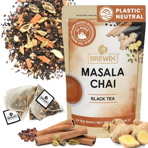 Vista 38 de BREWIX, Bedtime Blossom - Té suelto de hierbas (más de 50 tazas) sin cafeína y totalmente natural Mezcla relajante floral nocturna Rooibos