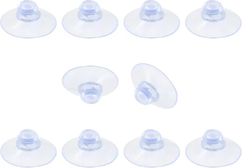 Vista 9 de Paquete de 10 ventosas de PVC transparente de 0.709 in para muebles