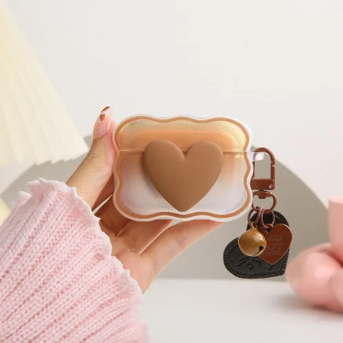 Vista 21 de Funda compatible con Apple AirPods Pro de 2 generación 2022, bonito diseño de ondas, a prueba de golpes, suave y transparente, protector AirPods