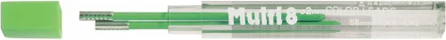 Vista 5 de Pentel CH2 Multi 8 - Recambio de lápiz de color de 0.079 in (2 cables por tubo) - Plomo rojo
