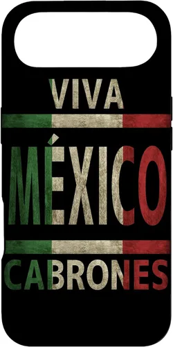 Vista 26 de Funda con bandera mexicana para iPhone 13 Viva México Cabrones