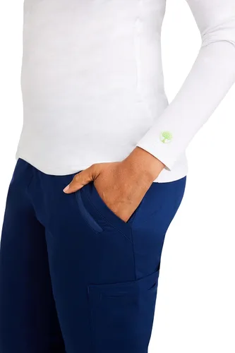 Vista 4 de Healing Hands Under Scrubs - Camiseta médica de manga larga para mujer 5047 Melissa Underscrubs