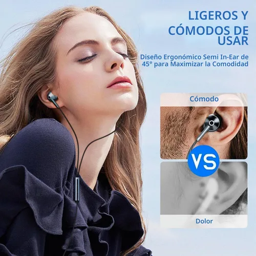 Vista 2 de Auriculares con cable USB-C con micrófono, control de volumen, cancelación de ruido, compatibles con Samsung Galaxy S24 S23 S22, iPhone 15, Paquete