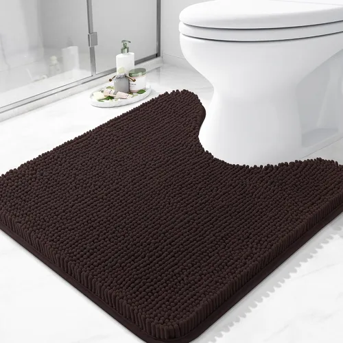 Vista 172 de Arotive Alfombras de baño de felpilla extrasuaves y absorbentes, de 24 x 16 pulgadas, lavables a máquina, parte trasera de goma antideslizante