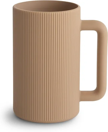 Vista 16 de mushie Taza de enjuague de baño para bebé, 100% silicona de grado alimenticio, taza de enjuague para champú y lavado corporal para niños (rubor)
