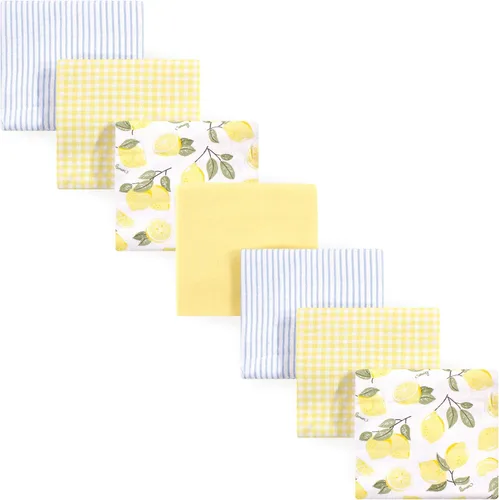 Vista 52 de Hudson Baby Unisex Baby Cotton Flannel Receiving Blankets Bundle, Neutral Woodland Pals, One Size (Pack of 2)