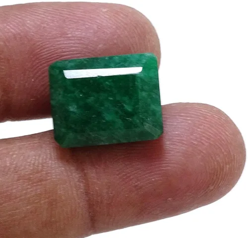 Vista 4 de Tongari Piedra esmeralda colombiana original de 9.25 ratti8.52 quilates sin calefacción, con certificación de laboratorio, piedra preciosa suelta