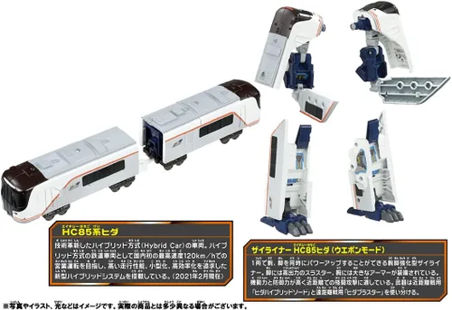 Vista 6 de Plarail Shinkansen Transforming Robot Shinkalion Z N700S Hida