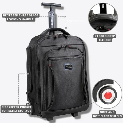 Vista 3 de J World New York Astor Business Rolling Mochila