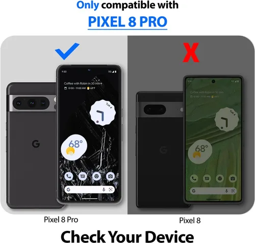 Vista 6 de DOME GLASS Whitestone [cobertura completa perfecta] Protector de pantalla de vidrio templado para Google Pixel 8 Pro con lámpara UV [2 unidades]