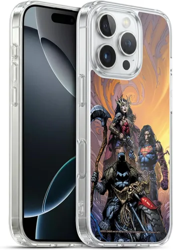Vista 175 de Head Case Designs Funda de gel con licencia oficial de la Liga de la Justicia DC Comics #10 Darkseid War Comic Book Cover