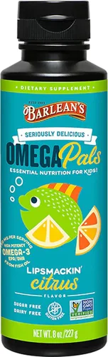 Vista 9 de Barlean's Lemonade Omega Pals - Aceite de pescado Omega-3 para niños, 540