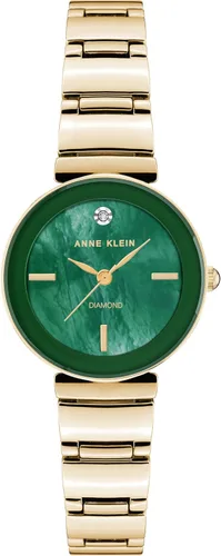 Vista 7 de Anne Klein Reloj de pulsera con esfera de diamante genuino para mujer