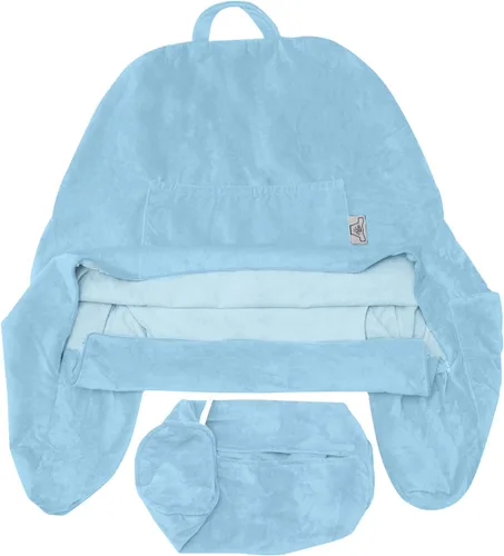 Vista 25 de Funda de almohada Husband Pillow solo para lectura - Funda para silla de lectura con generosos bolsillos traseros y laterales - Morado claro