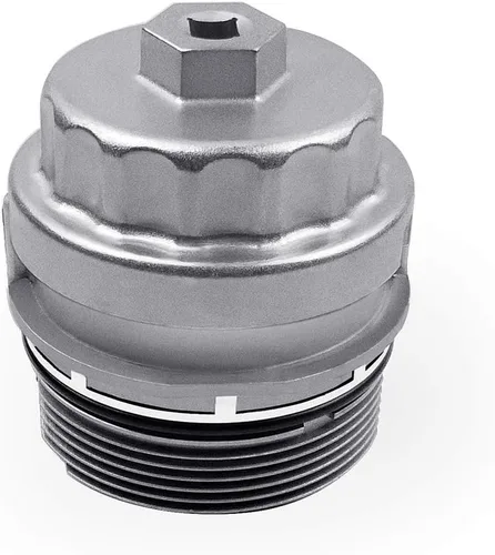 Vista 3 de Tapa y llave para filtro de aceite con junta para Toyota, Lexus, RAV4, Camry, Tundra, Highlander, Sienna - Ensamblaje de la carcasa del filtro