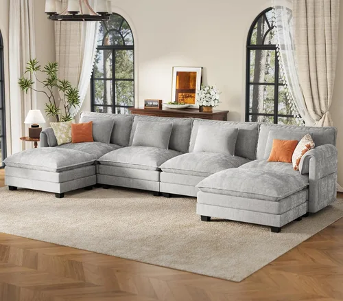Vista 27 de ELUCHANG Sofá biplaza de 80 pulgadas, sofá modular modular de 2 asientos para sala de estar y apartamento, cómodo sofá tapizado de doble capa