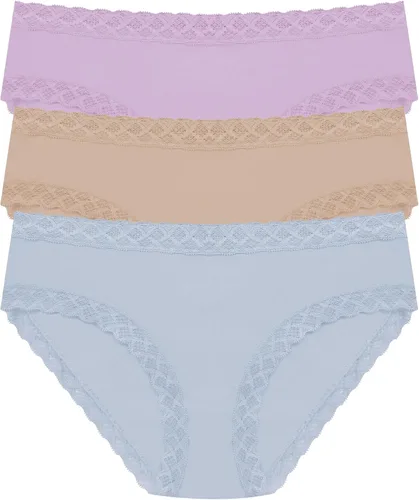 Vista 14 de Natori Paquete de 3 bragas Bliss Girl para mujer Café
