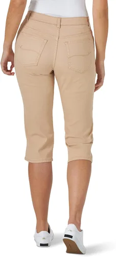 Vista 3 de Lee Jeans capri de ajuste relajado para mujer