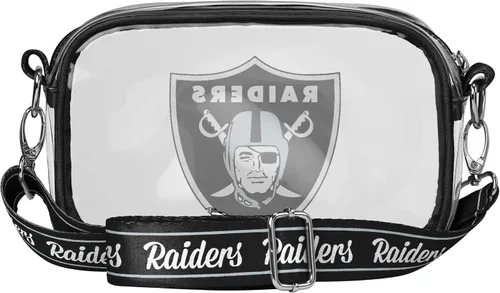 Vista 5 de FOCO NFL Womens NFL Team Logo Stripe Clear Crossbody Bag