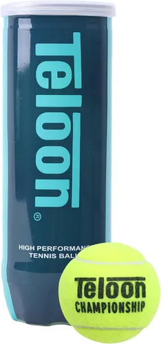 Vista 7 de Teloon Pelotas de Tenis para Campeonato - Extra Resistente - Pelotas de Tenis Presurizadas de Fieltro de Resistencia Regular