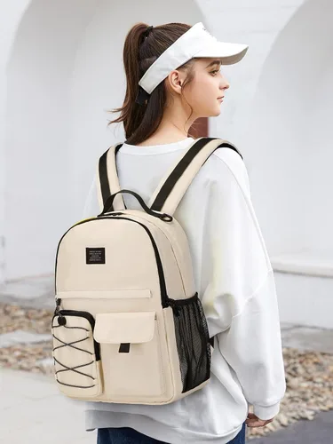 Vista 2 de Lohol - Mochila casual para hombres y mujeres, elegante mochila con compartimento para portátil de 15 pulgadas para la escuela, el trabajo
