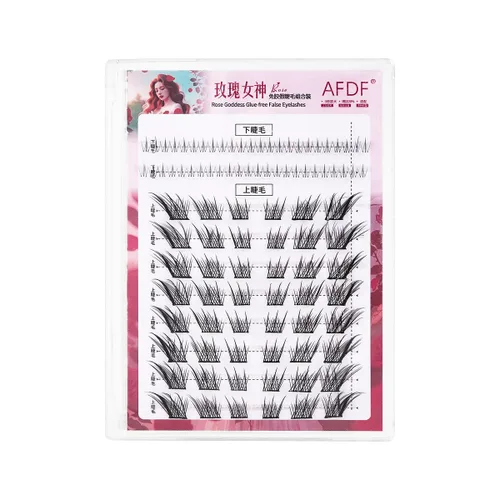 Vista 7 de Extensión de Pestañas DIY Efecto 3D Natural Individual 9/11/12mm Pestañas 80 Racimos Pestañas de Volumen Set Mixto, Extensión de Pestañas Caseras