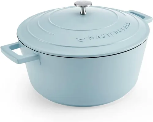 Vista 12 de MasterClass - Cazuela de aluminio fundido para crema, 11.0 in, 5 litros, caja de regalo