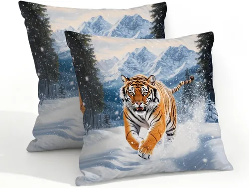 Vista 41 de Juego de 2 fundas de almohada impermeables para exteriores, 16 x 16 pulgadas, fundas de almohada decorativas de patio para muebles de jardín, sofá