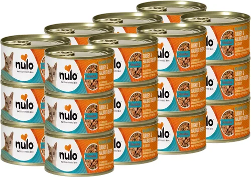 Vista 13 de Nulo Comida enlatada húmeda para gatos sin granos de pollo y pato triturada, 3 onzas (paquete de 24)