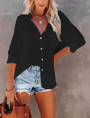 Vista 3 de Eddoyee Traje de baño casual de verano para mujer vestido tipo túnica