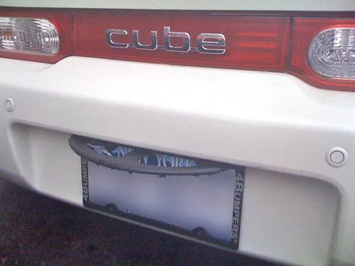 Vista 7 de Defensa para placa 4Bumpers ‘PRIME’, de acero sólido, armazón para protección de placa, Negro