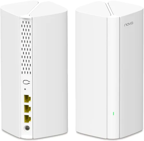 Vista 12 de Sistema de WiFi de malla Tenda Nova MW6 - Cubre hasta 2400 pies cuadrados - Sistema de WiFi de malla AC1200 para toda la casa - Red de malla Gigabit