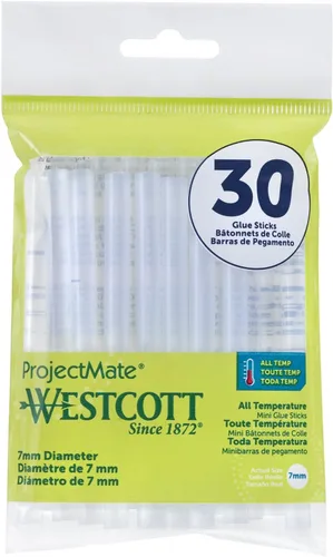 Vista 8 de Westcott Mini barras de pegamento prémium para todas las temperaturas