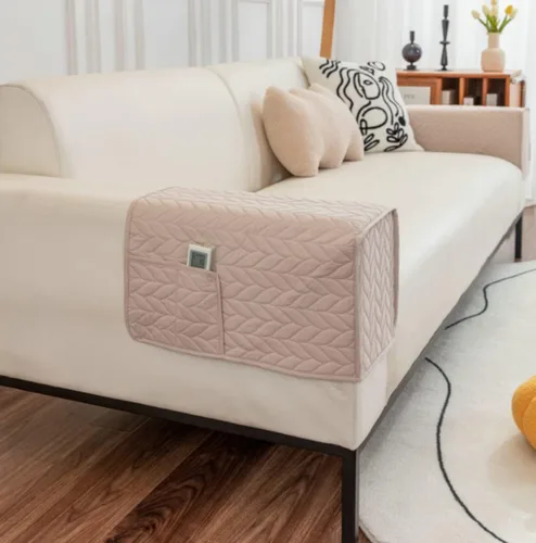 Vista 18 de Fundas antideslizantes para reposabrazos con 2 bolsillos para sofá, sillón, organizador para control remoto, teléfono, protector de brazos