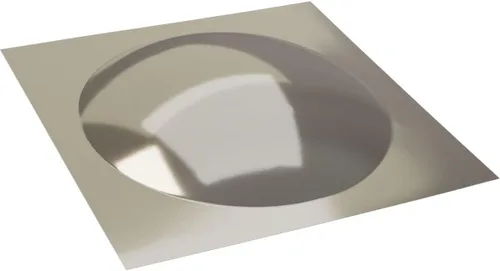 Vista 6 de Ekena Millwork 19 5/8 pulgadas de ancho x 19 5/8 pulgadas de alto, Sloane EnduraWall decorativo 3D, cromo brillante (cubre 2.67 pies cuadrados).