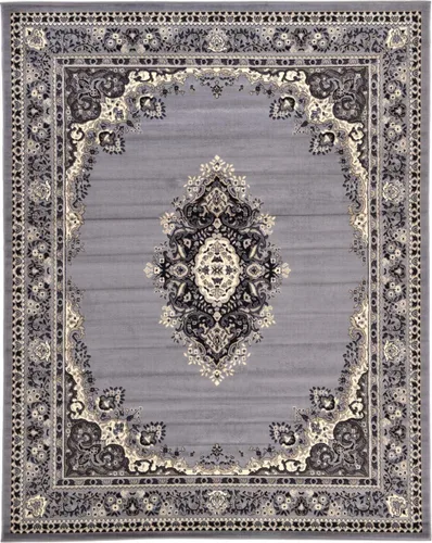 Vista 86 de Unique Loom - Alfombra de área estilo persa tradicional de la colección Reza, de 2 pies 2 pulgadas x 3 pies, colores negro y beige
