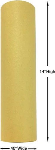 Vista 4 de Material de pantalla de lámpara de estireno ELFCAB DIY Making - 14" de alto x 40" de ancho, longitud precortada, adhesivo grueso sensible a