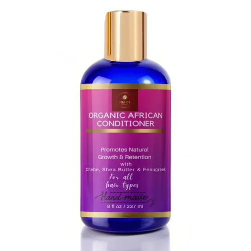 Vista 5 de Fenogreco - Champú y acondicionador de manteca de karité Crecimiento del cabello, hidratación, retención de longitud, detener la rotura. 16 oz
