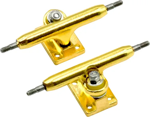 Vista 7 de A1 Pro Fingerboard Trucks 36 mm 34 mm 32 mm con nueva base y copa de pivote (32 mm Azul bebé)