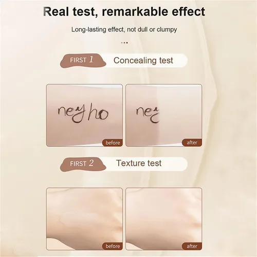 Vista 5 de Corrector perfecto, corrector impermeable de larga duración, correctores hidratantes, cobertura completa (beige)